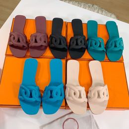 2022 Classics sandals Designer Slippers slides Floral brocade Gear bottoms Flip Flops women beach flat size one-piece slippers