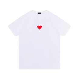 Designer Mens Womens Fashion Summer Tshirts Love Pure Coolor Short Sleeve Casual Tees Asian Size S-XXL