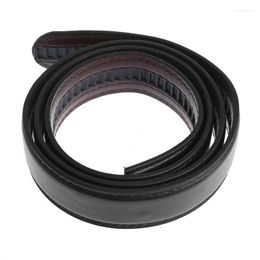 Belts Men's Faux Leather Automatic Business Belt Replacing Waistband Without Buckle Black Waist BeltBelts