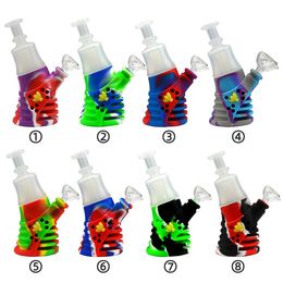 New Arrival Silicone Pipe Bong Smoking Set Bee Silicone Hookah Factory Outlet