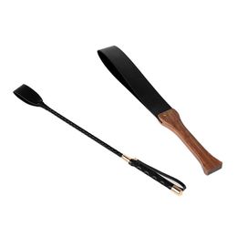 Riding Crop Whip PU Leather Spanking Paddle Bondage Flirting Adult Games Tools sexyy Toys