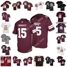 23 Dillon Johnson Jersey Allan Walters 2 Tyrus Wheat 1 Martin Emerson 7 Jo'quavious Marks 6 Jamire Cal vin Custom Mississippi State Bulldogs Stitched Football Jerseys