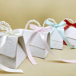 RMTPT 20pcs/lot Portable Party Wedding Favour Candy Boxes Baby Shower Gift Bag DIY creative candy box Romantic mariage CX220423