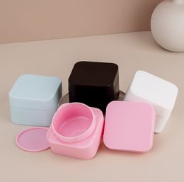 50g square double-layer cream box PP frosted plastic sub packaging cosmetics sub bottle facial mask