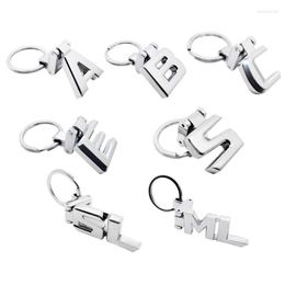 Keychains 1pc Metal Silver KeyRing Car Styling Accessories Key Chain Ring A B C E ML Logo For W210 W203 W204 W205 W211 W212 KeyChain Enek22