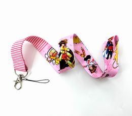 10 Pack Cardcaptor Sakura Cartoon Anime Lanyard Key Chain Neck Strap Key Camera ID Card Phone String Pendant Party Gift Accessories