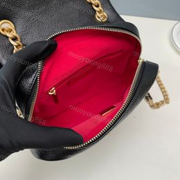 Top Tier Quality Digner Women Small Backpack Black Caviar Quilted Flap Bags Classic Luxury Gold Chain Double Shoulder Bag Real Leather Clutch Handbag With BoxBMEB