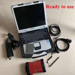 VCM 2 Diagnostic Tool Multi-language VCM2 IDS v120 in CF-30 Laptop SSD Diagnose Scanner VCMII VCM ii OBD2 Repair For Frd M-azda