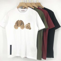 Luxury Mens T-Shirts tshirt europe paris t-shirt shirt womens classic simple embroidery logo short sleeve fashion casual bear tops 22