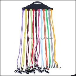 Eyeglasses Chains Eyewear Accessories Fashion Mixed Colour Sports Eyeglass Glasses Sunglasses Colorf Rope Neck C Dh687