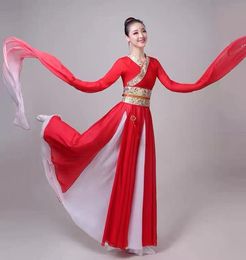 Stage Wear Lyrical Dance Costumes Water Sleeve CostumesStage