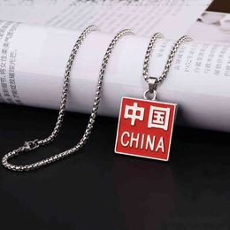 china street fashion UK - New China Necklace men's hiphop hip hop street fashion brand couple personalized simple jewelry
