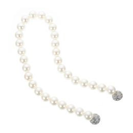 1Pc Fake Pearl Design Curtain Buckle Decorative Elegant Curtain Tieback Decor 0616