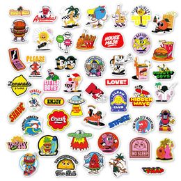 50Pcs Animerican Food Funny Graffiti Stickers Non-Random For Car Bike Luggage Sticker Laptop Skateboard Motor Water Bottle Snowboard Wall Decals Kids Gifts