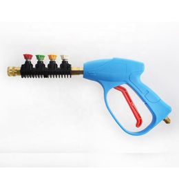Water Gun & Snow Foam Lance PSI High Pressure Washer Jet Car Wash With NozzlesWater