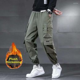 Men's Pants Men's Japanese Streetwear Multi-Pocket Cargo Men Fashion Hip Hop Casual Joggers Man Over Size Loose Harem 5XLMen's Naom22