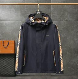 Stilista Giacca da uomo Goo d Primavera Autunno Capispalla Giacca a vento Abiti con cerniera Giacche Cappotto Esterno può Sport Taglia M-3XL Abbigliamento da uomo # 88