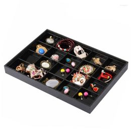 Jewellery Pouches Bags 2022 20-Compartments Storage Box Watch Earrings Drawer Organiser Display Tray Earring Show Case Ring Holder Rita22