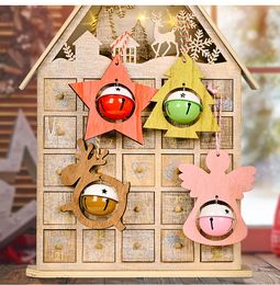 2022 Suitable for adults and children DIY Christmas toys together New Christmas tree non-woven bell pendant