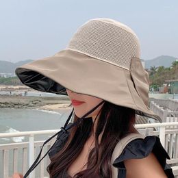 Wide Brim Hats Women Hat Round Shape Sun Cap Foldable Sunscreen Lady Fisherman HatWide Wend22