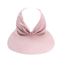 Solid Outdoor Travel For Women Girls Floppy Sun Hat Dating Nylon Beach Daily Shopping Wide Brim Summer Casual Holiday G220301