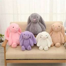 Christmas Easter Bunny 12inch 30cm Plush Filled Toy Creative Doll Soft Long Ear Rabbit Animal Kids Baby Valentines Day Birthday Gift FY7485 sxaug05