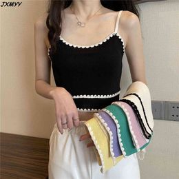 Lace small suspenders girls slim bottoming vest underwear women bottoming shirt sleeveless JXMYY 210412