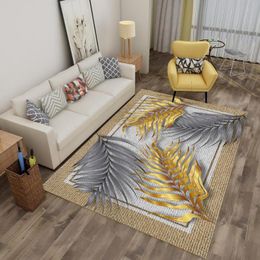 Carpets Crystal Velvet Carpet Floor Mats Living Room Home Big Feather El Bedroom Bedside Mat For Children PlayingCarpets