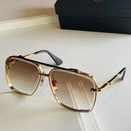 Top Original A DITA MACH SIX DTS121 Sonnenbrille für Damen und Herren, hochwertige Designer-Klassiker-Retro-Sonnenbrille, Luxusmarken-Brille, modisch
