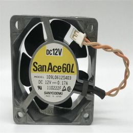 Wholesale fan: Original 6025 109L0612S403 12V 0.17A two-wire aluminum frame super durable cooling fan