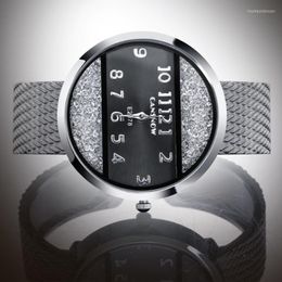 Luxury Bracelet Watch For Women Top Brand Stainless Steel Strap Quartz Ladies Watches Dress Women's Clock Gift Wristwatches