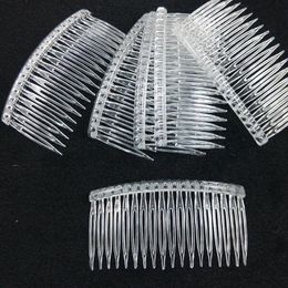 Headpieces 10pcs Plastic Fork Comb Fine Tooth Wedding Hair Accessories Decoration Bride Combs DIY Styling AccessoriesHeadpieces