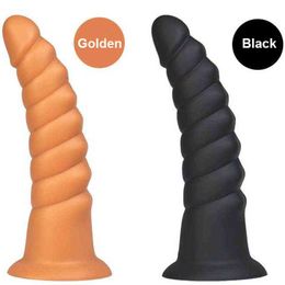 Nxy Anal Toys Soft Silicone Huge Vagina Butt Stimulator Anus Expansion Prostate Massager Dildo Sex Toy for Women Men Expander 220510