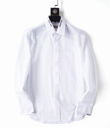 2022 Designers Mens Camicie eleganti Business Fashion Camicia casual Marche Uomo Primavera Slim Fit Camicie chemises de marque pour hommes M-4XL # 29