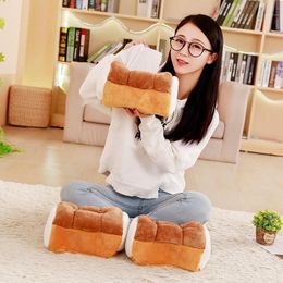 Tissue Boxes & Napkins Imitation Bread Paper Towel Cover Plush Carton For Automobile Household Case Box