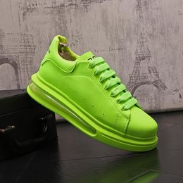 Luxury Designers Dress Wedding Party Shoes High Quality breathable platform Casual Sneakers Low-cut Round Toe Air Cushion Driving Walking Loafers