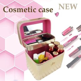 USOUL Beauty Case Crown Large Capacity Professional Makeup Organiser Cosmetic Bag Portable Brush Storage Case Bolso Mujer Y200714