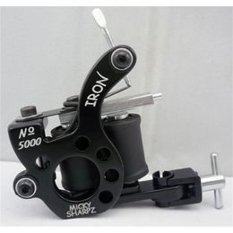 s Wire Cutting 10 Wrap Coils Tattoo Machine For Liner And Shader Black Colour Iron Supplies 220623