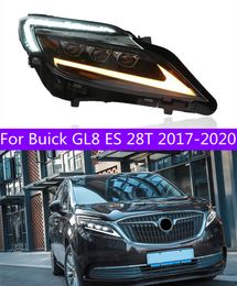 Car Headlights For Buick GL8 ES 28T 20 17-20 20 ES Type LED Headlights DRL Daytime Running Light Front Lamp