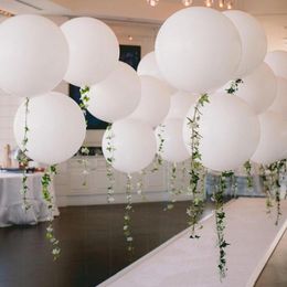 Party Decoration Beautiful Wedding Balloons 5/10/12/18/36 Inch Latex Round Mini Jumbo White Balloon Arch Baby Shower Supplies