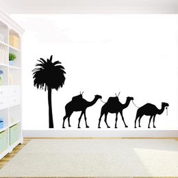 Wall Stickers Desert Camels Decal DIY Room Decoration Animals Sticker Home Decor For Childroom Teen Bedroom Guestroom G1000