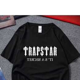 Men's Tshirts Designer New Brand Trapstar Fashion Clothing Xsxl Mens Woman Men Cotton Print Casual Loose Teeshirt