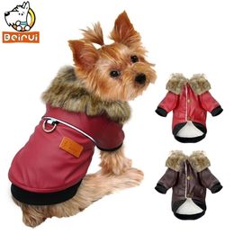 Dog Pet Clothes Jacket Pug Winter Waterproof Cotton Coat Clothing for Small Medium Dogs Yorkshire roupa cachorro Y200330