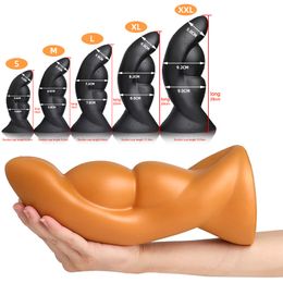 Super Huge Anal Beads Plug Big Butt Dilatador Prostate Massage Large Ass s Vagina Expansion sexy Toys For Men Women