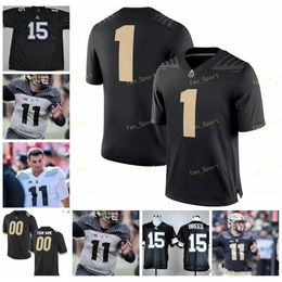 Nik1 NCAA College Jerseys Purdue Boilermakers 24 Otis Armstrong 40 Mike Alstott 49 Anthony Spencer 93 Kawann Short Custom Football Stitched