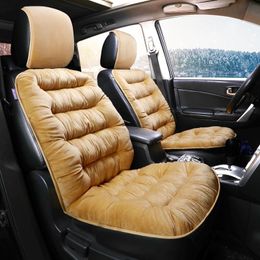 Car Seat Covers Winter Warm Cover Breathable Soft Plush Cars Cushion Automobile Seats Protector Pad Universal Auto Interior Accessories