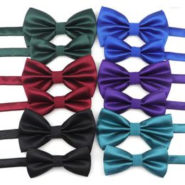 Bow Ties Solid Colourful Parent-Child Bowtie Set Classic Cute Family Butterfly Party Dinner Wedding Design Tie Accessory NO.1-15 Fred22