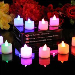 Strings Colour Changing Tea Lights - Battery Electric Flameless LED Mood Lighting Candles-ColorfulLED