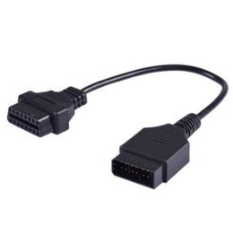 Diagnostic Tools For Nisan 14 Pin OBD1 To 16 OBD2 Car Connector Adapter Cable Black Practical Durable And High Quality Elm327Diagnostic