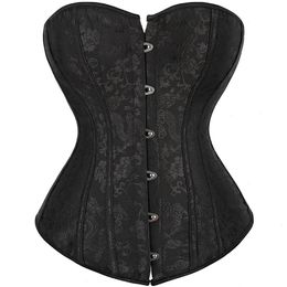 Top corsetto per donne lingerie bustiers sexy bust abiti gotici overgust Halloween vintage plus size espartilho mujer bianco nero